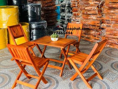 bộ bàn ghế gỗ tràm